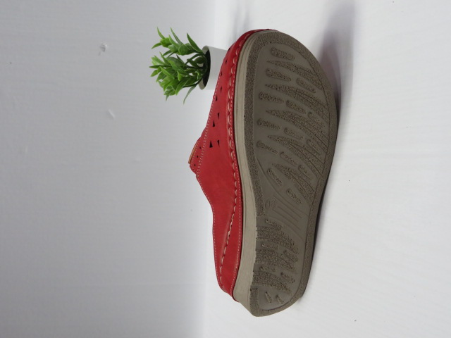 Klapki Damskie HYZ-28 RED 36-41 2