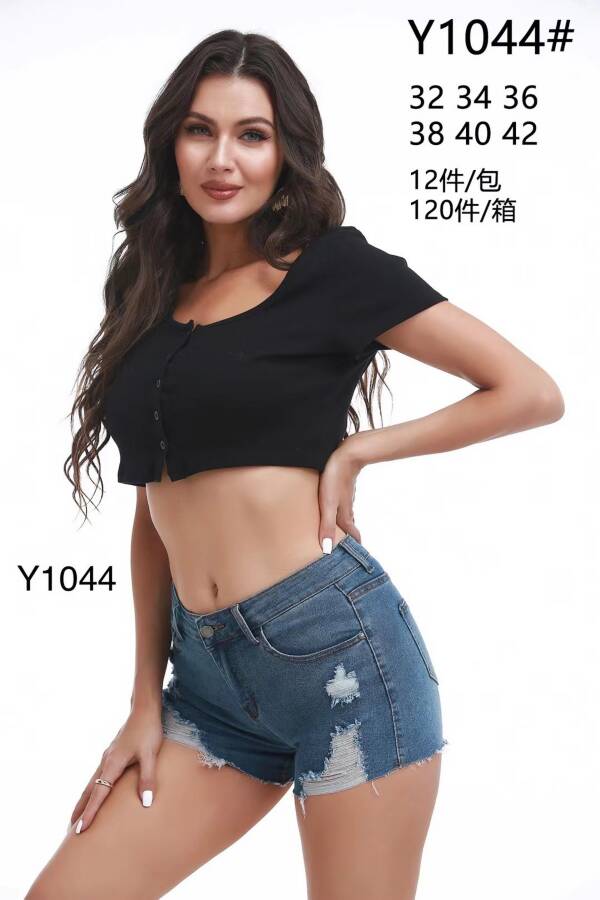 Szorty damskie Y1044 1 kolor 32-42
