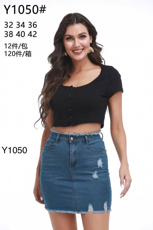 Spódnica damskie Y1050 1 kolor 32-42 1