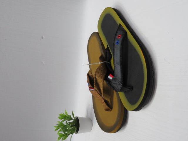 Klapki Męskie 191-17 BLACK/KHAKI 40-45