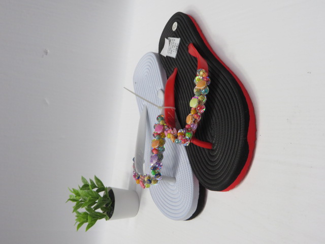 Klapki Damskie 198-17 KHAKI/BLACK/RE/WHITE/FU/BLUE 36-41