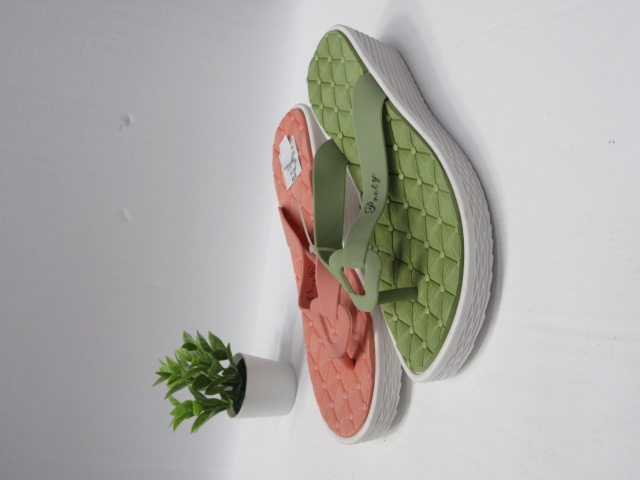 Klapki Damskie 5038 BLACK/PINK/BEIGE/GREEN 36-41