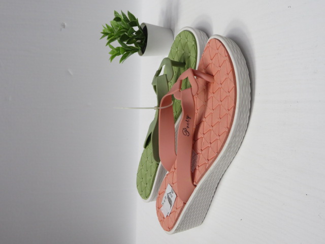 Klapki Damskie 5038 BLACK/PINK/BEIGE/GREEN 36-41 1