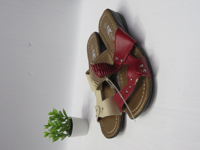 Klapki Damskie 8801 BLACK/WHITE/BEIGE 36-41 1