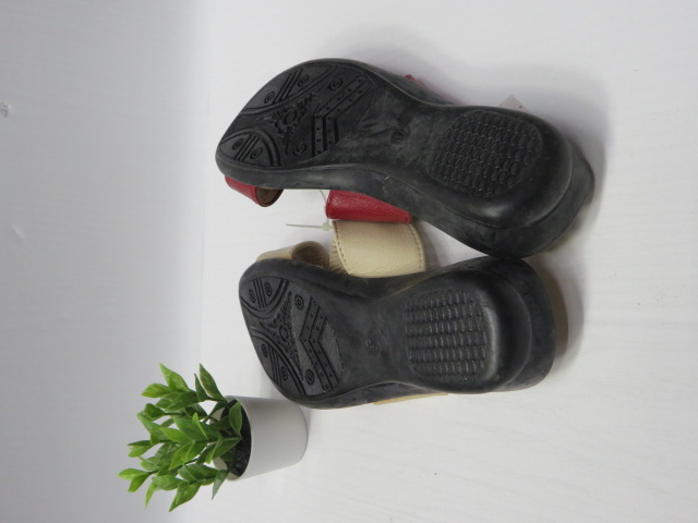 Klapki Damskie 8801 BLACK/WHITE/BEIGE 36-41 2