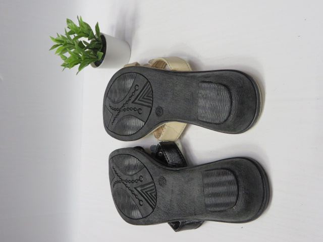 Klapki Damskie 8638 WHITE/BLACK/BEIGE 36-41 2