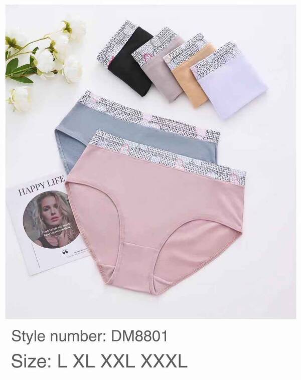 Majtki damskie DM8801 Mix kolor L-3XL