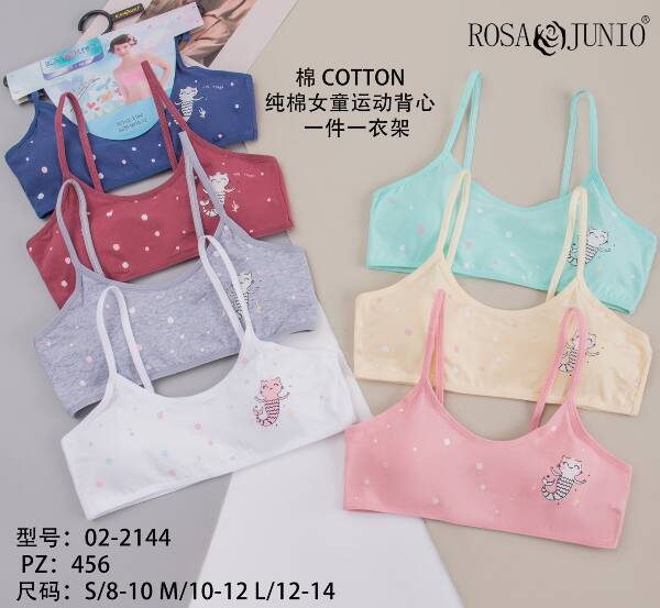 Topy dziewczęce 02-2144 Mix kolor S-L 1