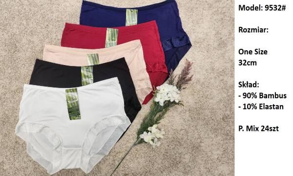 Majtki damskie 9532 Mix kolor Standard 1