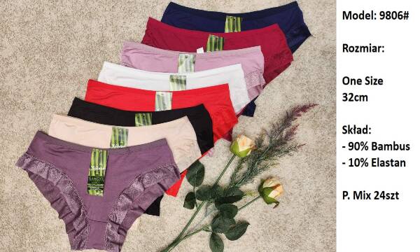 Majtki damskie 9806 Mix kolor Standard 1