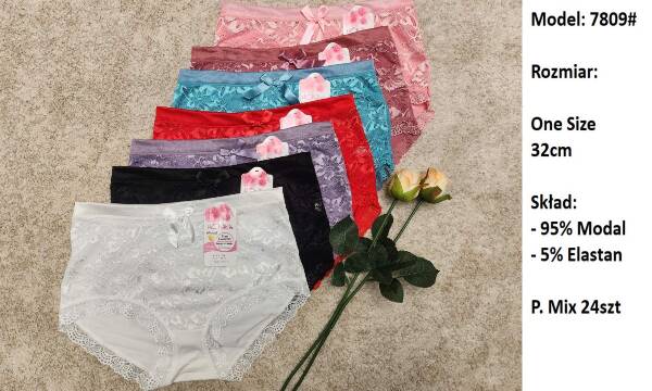 Majtki damskie 7809 Mix kolor Standard