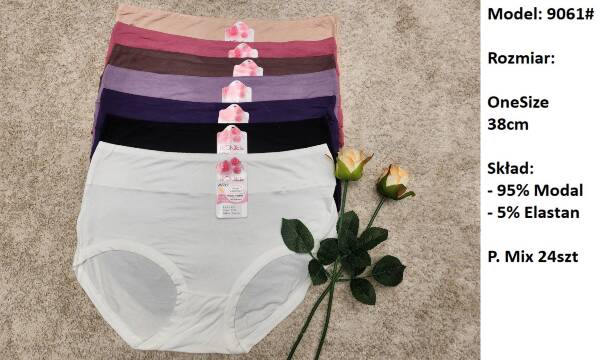 Majtki damskie 9061 Mix kolor Standard