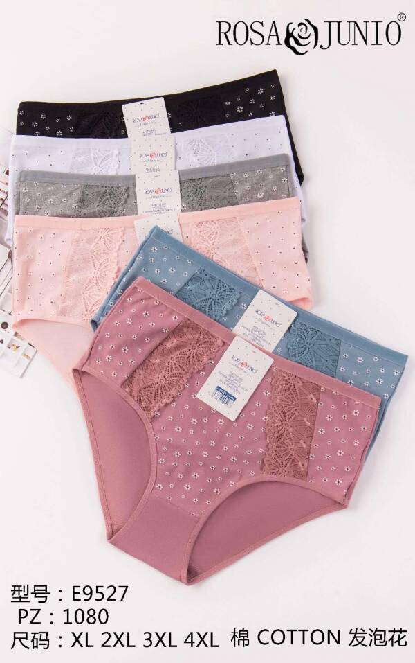 Majtki damskie E9527 Mix kolor XL-4XL 1