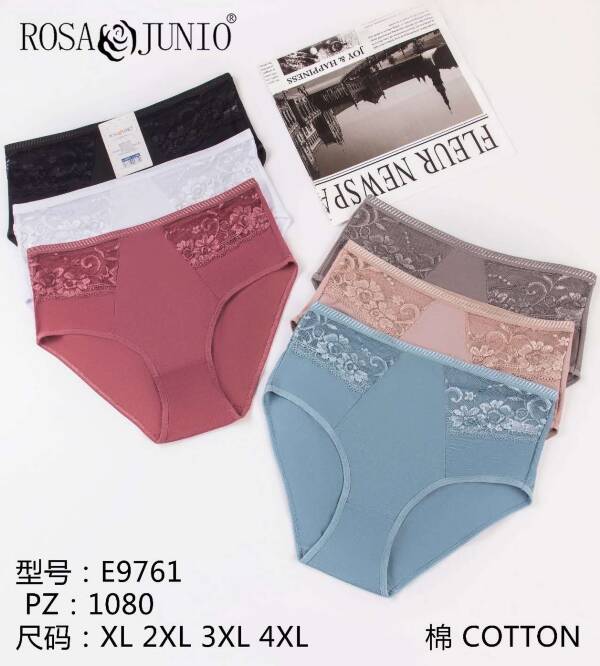 Majtki damskie E9761 Mix kolor XL-4XL 1