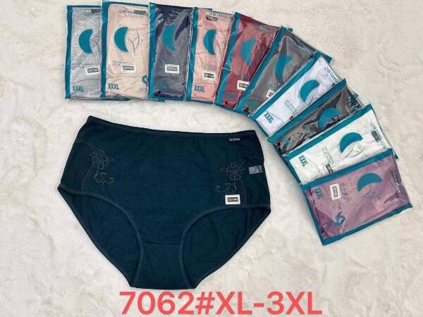 Majtki damskie 7062 Mix kolor XL-3XL 1