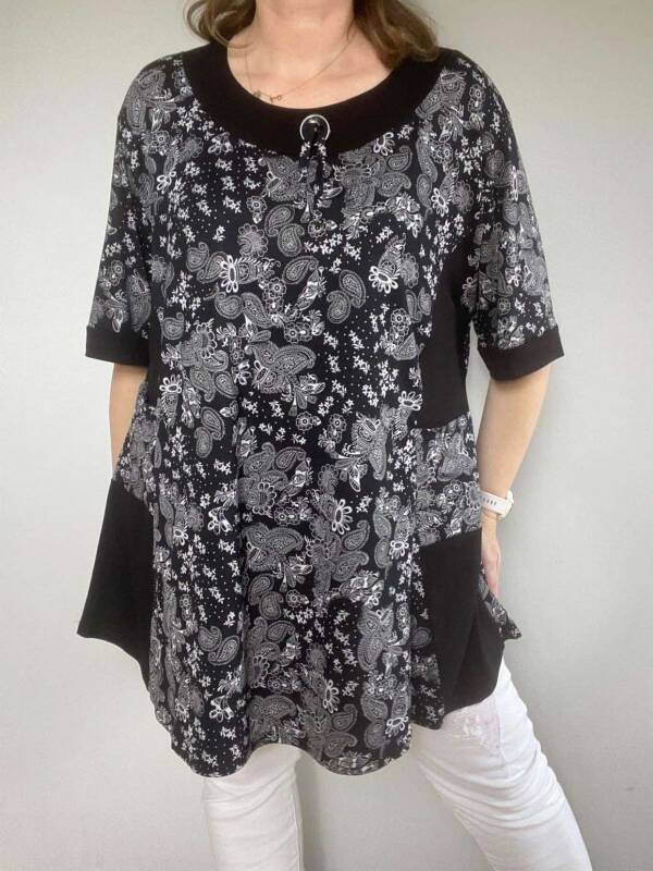 Tunika damskie 9399 Mix kolor Standard (Towar Polskie)