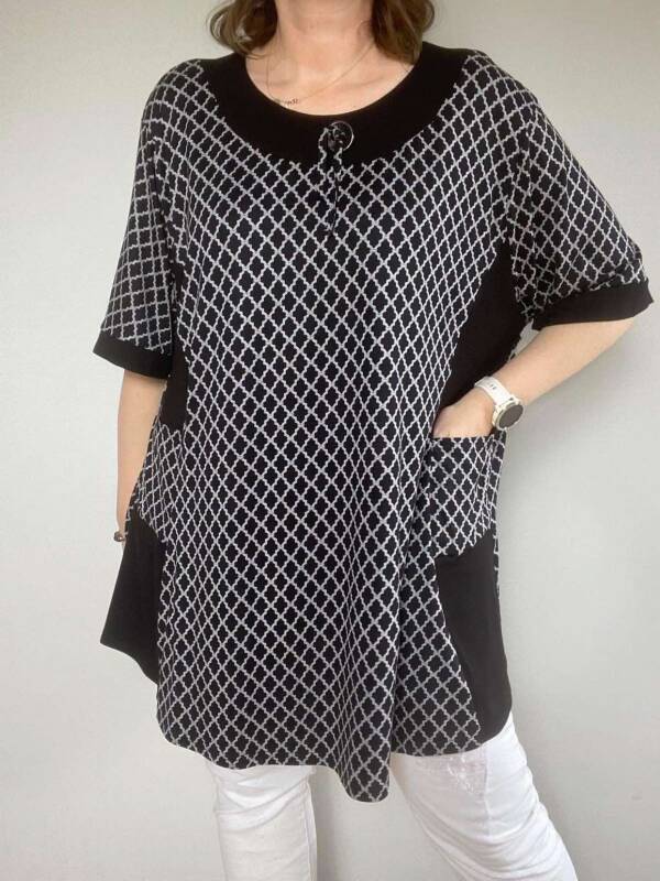 Tunika damskie 9400 Mix kolor Standard (Towar Polskie) 1