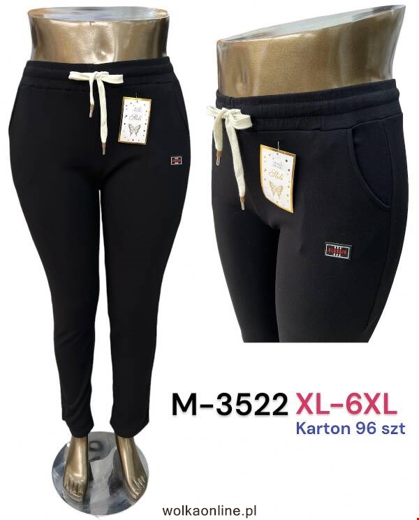 Spodnie damskie M-3522 Mix kolor XL-6XL