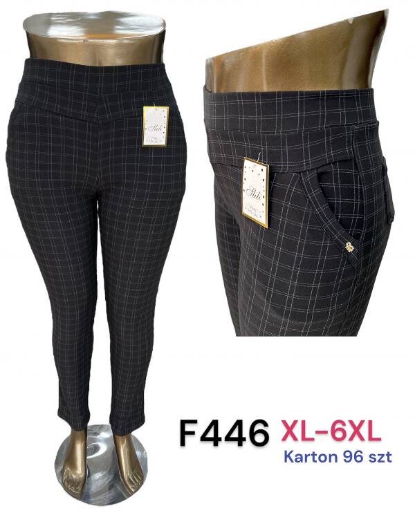 Spodnie damskie F446 Mix kolor XL-6XL 1