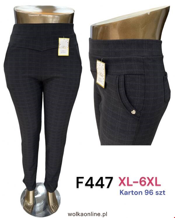 Spodnie damskie F447 Mix kolor XL-6XL