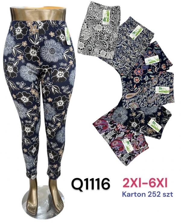 Spodnie damskie Q1116 Mix kolor 2XL-6XL 1