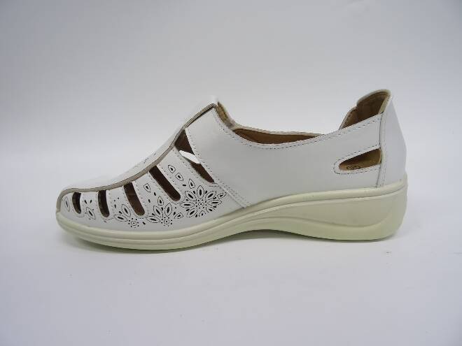 Półbuty Damskie L12 WHITE 37-42 1