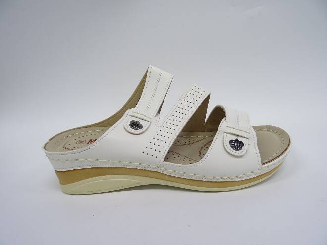 Klapki Damskie B0231 WHITE 36-41