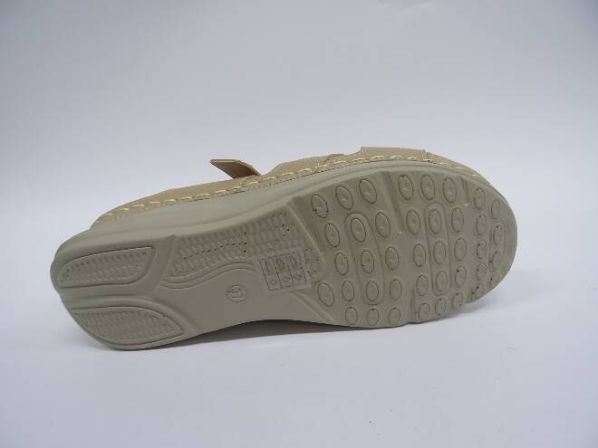 Klapki Damskie B0236 BEIGE 36-41 1