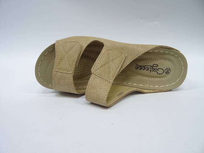 Klapki Damskie CC2222 KHAKI 36-42 1