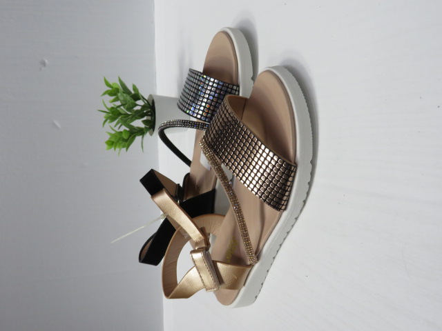Sandały Dziecięce KL-2C BLACK/WHITE/GOLD/PINK 31-36 1