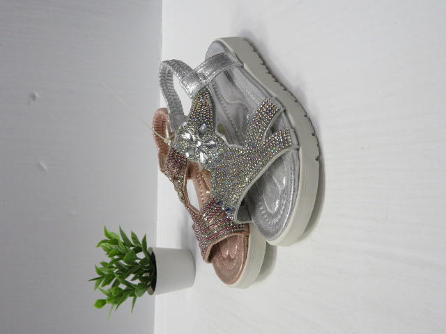 Sandały Dziecięce W89-628B GOLD/PINK/SILVER 25-30