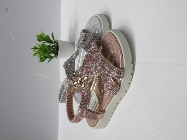 Sandały Dziecięce W89-628B GOLD/PINK/SILVER 25-30 1