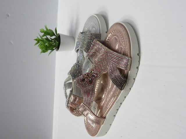 Sandały Dziecięce W89-628C GOLD/PINK/SILVER 31-36 1