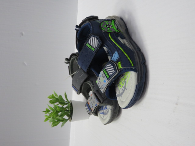 Sandały Dziecięce 1825A NAVY/L.BLUE/GREY 20-25