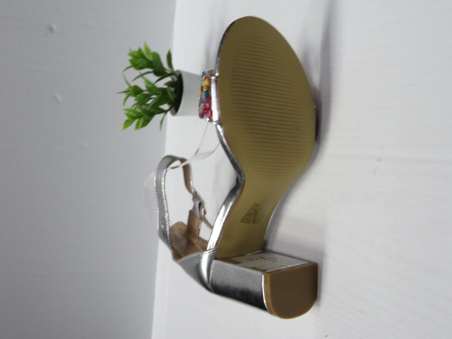 Czółenka Damskie B8109 SILVER 36-41 2