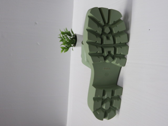 Klapki Damskie  SS-135 GREEN 36-41 2