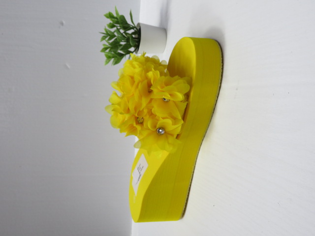 Klapki Damskie  WSA-85 YELLOW 36-41 1