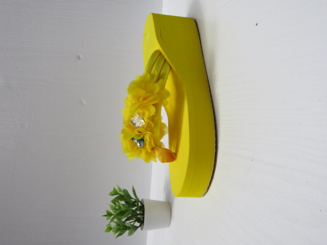 Klapki Damskie WSA-86 YELLOW 36-41