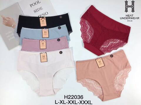  Majtki damskie H22036 Mix kolor L-3XL