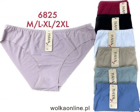 Majtki damskie 6825 Mix kolor M-2XL