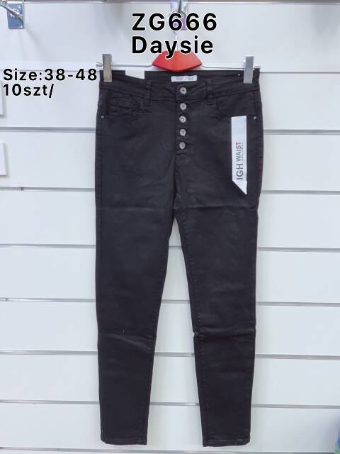 Jeansy damskie ZG666 1 kolor 38-48 1