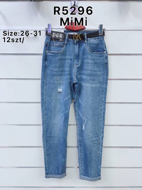 Jeansy damskie R5396 1 kolor 26-31 1