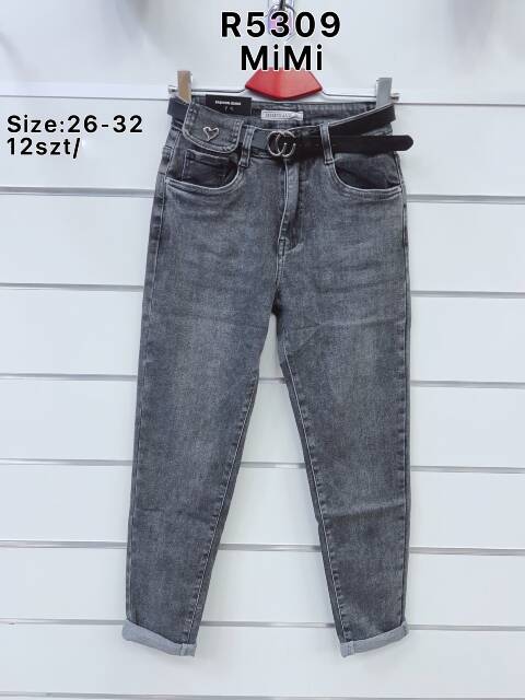 Jeansy damskie R5309 1 kolor 26-32 1
