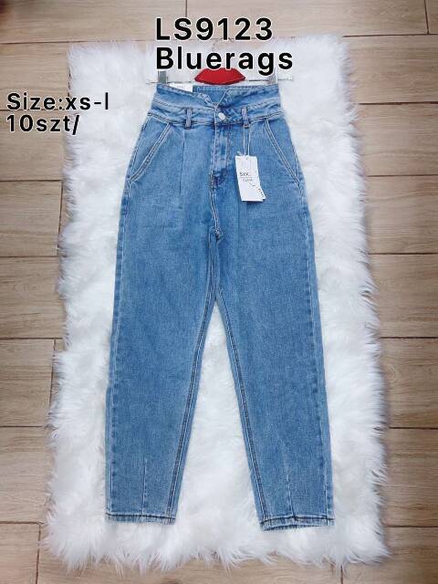 Jeansy damskie LS9123 1 kolor XS-XL 1