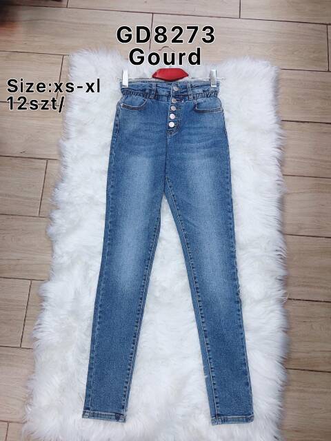 Jeansy damskie GD8273 1 kolor XS-XL 1