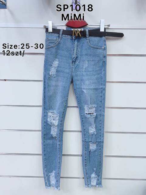 Jeansy damskie SP1018 1 kolor 25-30 1