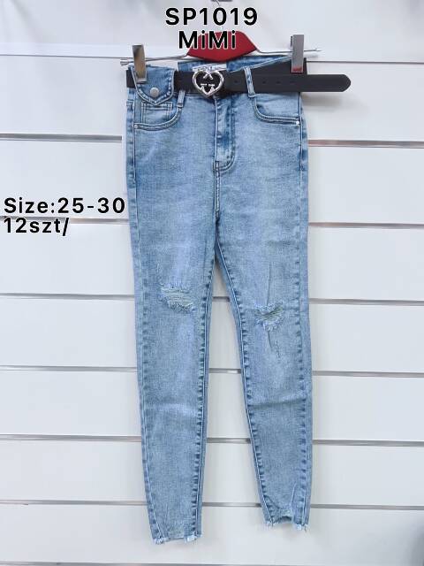 Jeansy damskie SP1019 1 kolor 25-30