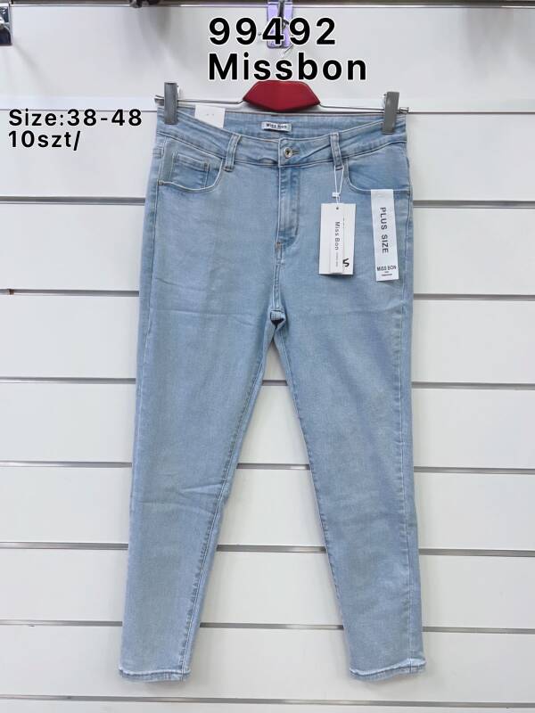 Jeansy damskie 99492 1 kolor 38-48 1
