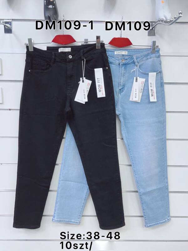 Jeansy damskie DM109 1 kolor 38-48 1