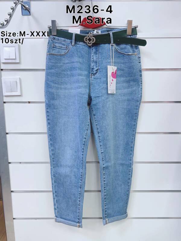 Jeansy damskie M236-4 1 kolor M-3XL 1